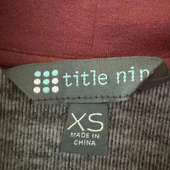 Title Nine Most Wanted Pullover Purple Solid Turtleneck Sweatshirt SZ XS #2280 - Picture 8 of 16